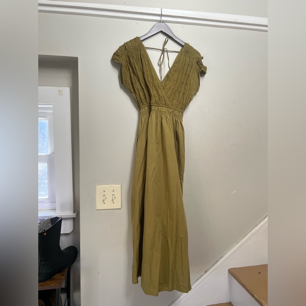 THML Maxi Dress in Olive